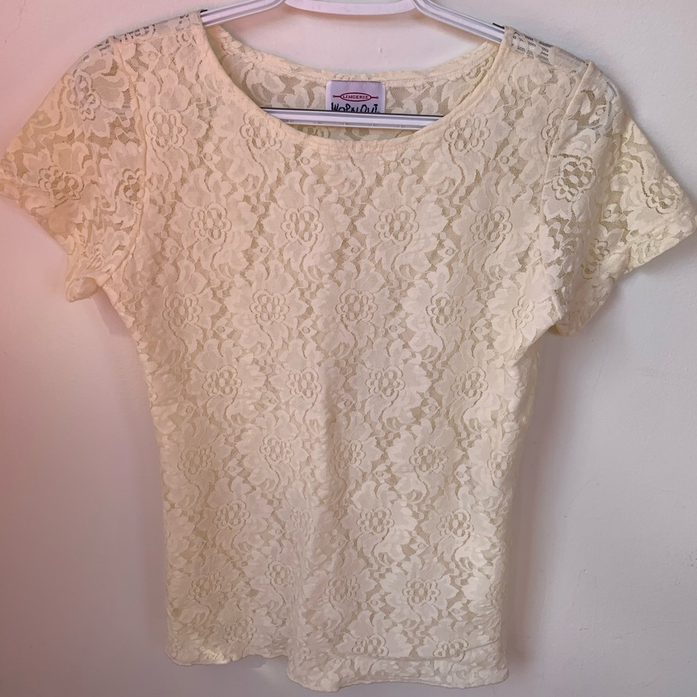 Sheer Lace Top